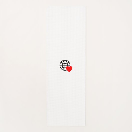 Nieuwe gepersonaliseerde tekst logo yoga mat (Voorkant)