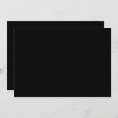 Nieuwe gepersonaliseerde tekstlogo platte uitnodig kaart (Voorkant / Achterkant)