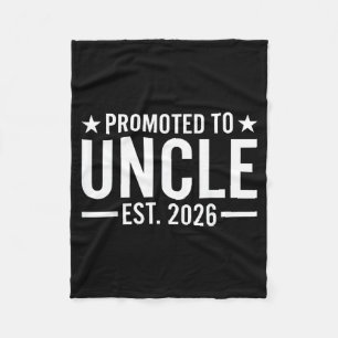 Nieuwe Gepromoveerde Oom Est Aankondiging Oom Fleece Deken