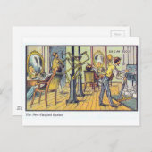 Nieuwe gevlekte Barber Briefkaart (Voorkant / Achterkant)