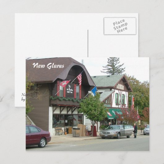 Nieuwe Glarus Briefkaart (Voorkant / Achterkant)