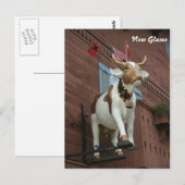 Nieuwe Glarus Cow Briefkaart (Voorkant / Achterkant)