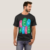 Nieuwe golf graffiti verf t-shirt (Voorkant volledig)