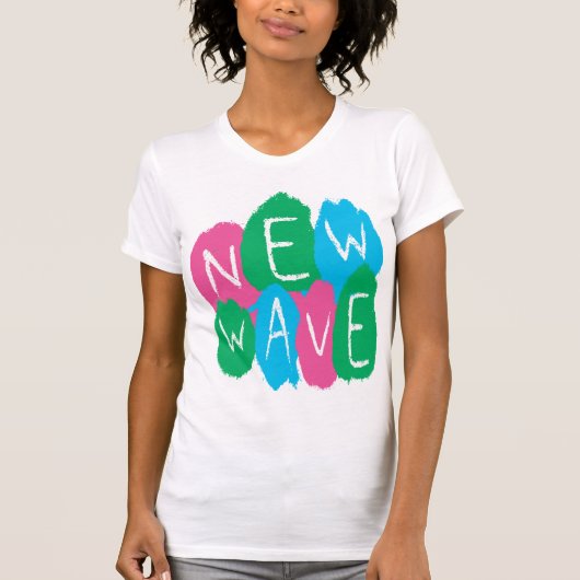 Nieuwe golf graffiti verf t-shirt (Voorkant)