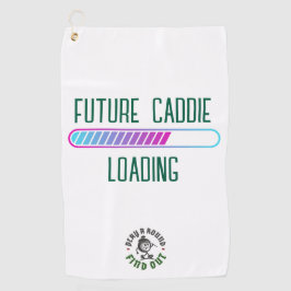 Nieuwe Golf Papa Baby Borrel Toekomstige Caddie Wo Golfhanddoek