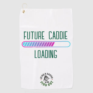 Nieuwe Golf Papa Baby Borrel Toekomstige Caddie Wo Golfhanddoek