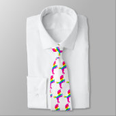 Nieuwe Golf Regenboog Eenhoorns Stropdas (Gebonden)