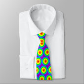 Nieuwe Golf Regenboogcirkels Stropdas (Gebonden)