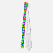 Nieuwe Golf Regenboogcirkels Stropdas (Achterkant)