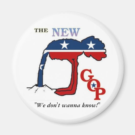 Nieuwe GOP Logo Magnet (Voorkant)