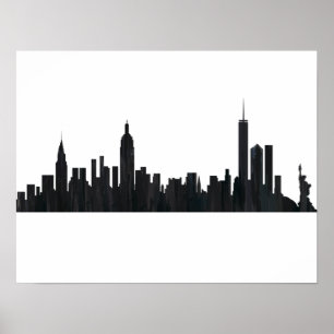 NIEUWE GORK, NY SKYLINE OLIE - POSTER