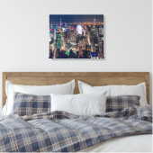 NIEUWE GORPSTAD NACHT CANVAS AFDRUK (Insitu (Slaapkamer))