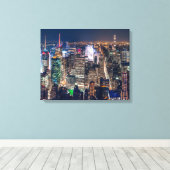 NIEUWE GORPSTAD NACHT CANVAS AFDRUK (Insitu (Houten vloer))