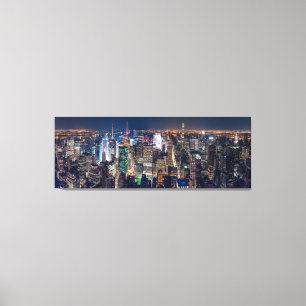 NIEUWE GORPSTAD NACHT CANVAS AFDRUK