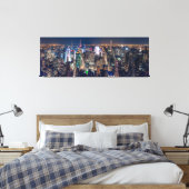 NIEUWE GORPSTAD NACHT CANVAS AFDRUK (Insitu (Slaapkamer))