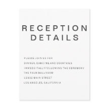 Nieuwe Goth-minimalistische bijlagekaart