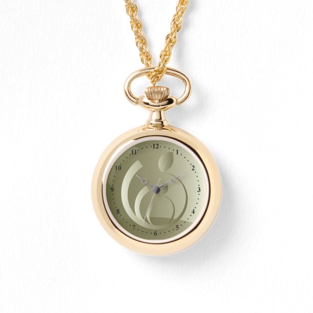 nieuwe gouden bladeren horloge (Voorkant)