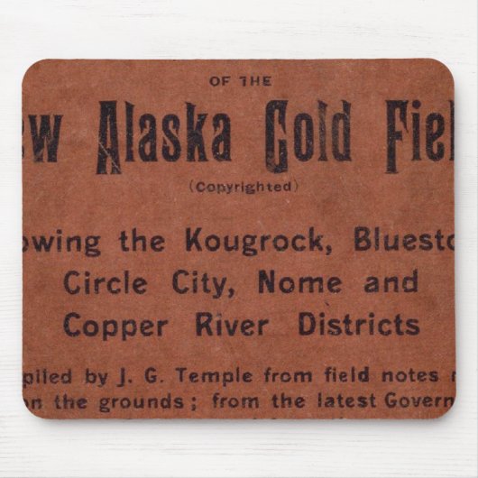 Nieuwe goudvelden van Alaska Muismat (Voorkant)