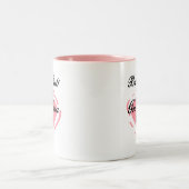 Nieuwe Grandma Baby Girl-overhemden en -cadeaus Tweekleurige Koffiemok (Center)