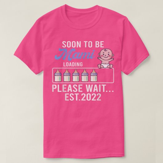 Nieuwe Grandma Fun - aankondiging van de zwangersc T-shirt (Design voorkant)