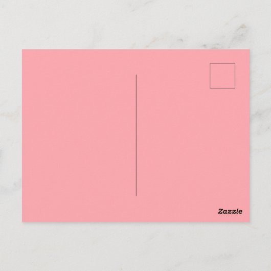 Nieuwe Groef Retro Abstract Roze Oranje Dank u Briefkaart (Achterkant)