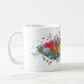 Nieuwe groeizalm koffiemok (Links)