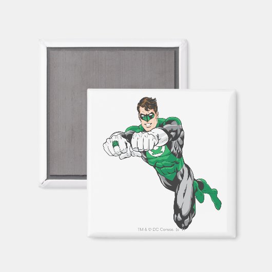 Nieuwe groene lantaarn 1 magneet (Voorkant / Achterkant)