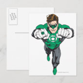 Nieuwe groene lantaarn 3 briefkaart (Voorkant / Achterkant)