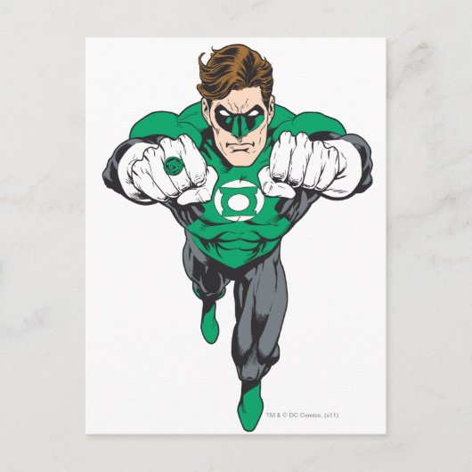 Nieuwe groene lantaarn 3 briefkaart (Voorkant)