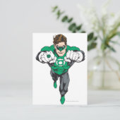 Nieuwe groene lantaarn 3 briefkaart (Staand voorkant)