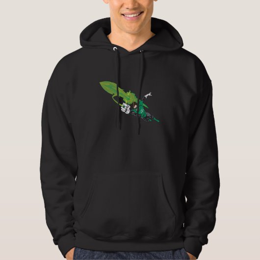 Nieuwe groene lantaarn 5 hoodie (Voorkant)