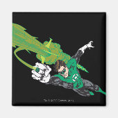 Nieuwe groene lantaarn 5 magneet (Voorkant)