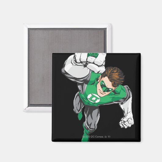 Nieuwe groene lantaarn 6 magneet (Voorkant / Achterkant)