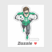 Nieuwe groene lantaarns vliegen sticker (Vel)