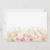 Nieuwe Groepering Inleiding Roze Gele Floral Aankondiging (Achterkant)