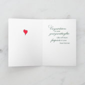 Nieuwe Grootgrootmoeder van de Groene Grootdochter Kaart (Binnen)