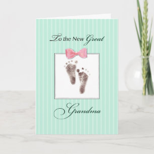 Nieuwe Grootgrootmoeder van de Groene Grootdochter Kaart