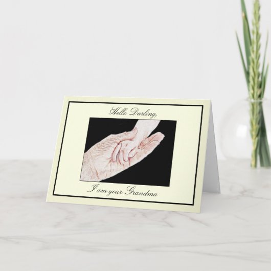 Nieuwe grootmoeder kaart (Voorkant)