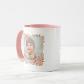 Nieuwe Grootmoeder Mokken Baby Foto Naam Beste Oma (Voorkant links)