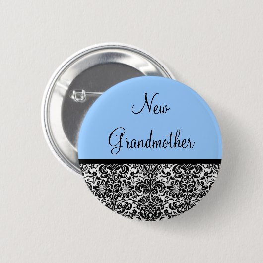 Nieuwe grootmoeder ronde button 5,7 cm (Voorkant /achterkant)