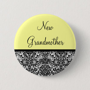 Nieuwe grootmoeder ronde button 5,7 cm