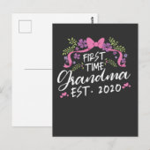 Nieuwe grootmoeder voor het eerst grootmoeder voor briefkaart (Voorkant / Achterkant)