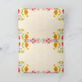 Nieuwe grootouders Est. 2020  Bloemenkunst Kaart (Binnen)