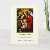 Nieuwe Grootouders Gefeliciteerd Gebed Religieus Kaart (Voorkant)