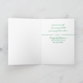 Nieuwe grootouders Genderneutraal Groen Kaart (Binnen)