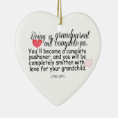 Nieuwe grootouders keramisch ornament (Rechts)