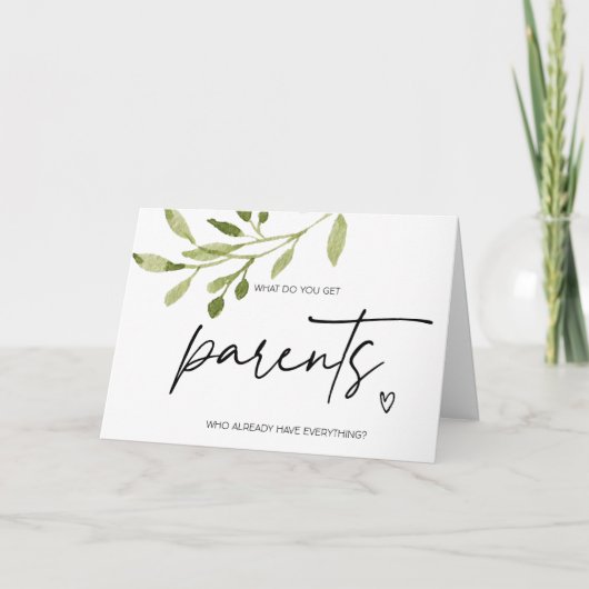 Nieuwe grootouders zwangerschap Baby onthullen voo Kaart (Voorkant)