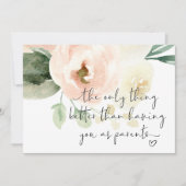 Nieuwe grootouders Zwangerschap onthullen ouderlij Kaart (Voorkant)