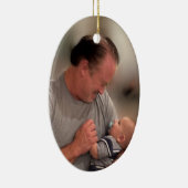 Nieuwe Grootvader Dubbelzijdig Porselein Vakantie Keramisch Ornament (Rechts)