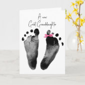 Nieuwe grote kleindochtervoetafdrukken met Baas Kaart (Gele Bloem)